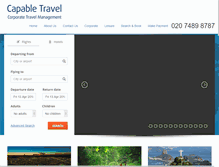 Tablet Screenshot of capabletravel.co.uk